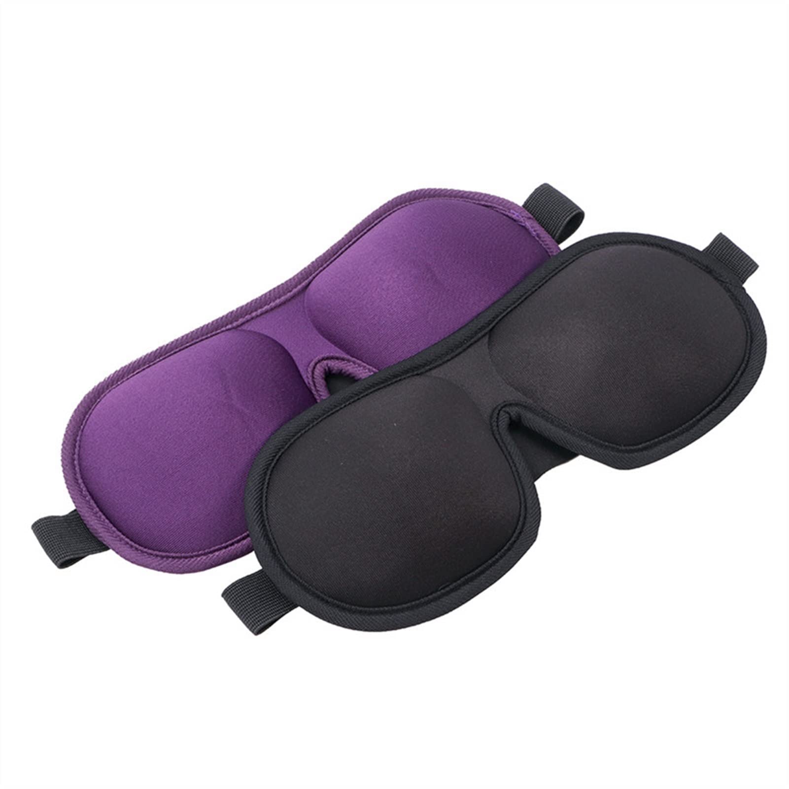 Máscaras para dormir Zero Eye Pressure Blackout pa Antifaz for dormir 3D de tela ultra suave y transpirable for dormir(Black)