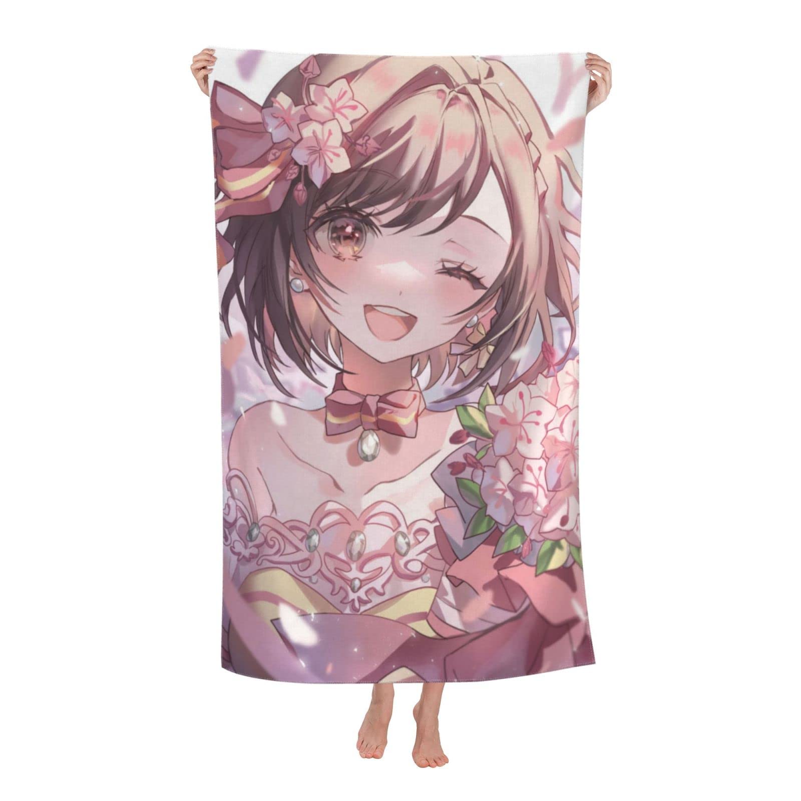 Amazon｜バスタオル 東雲絵名 Vtuber タオル スポーツタオル ボディ