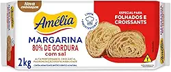 Margarina Para Uso Em Folhados E Croissants 2kg - Amélia