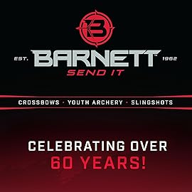 Barnett Outdoors Carbon Crossbow Arrows 5-Pack, Lightweight Hunting Bolts with Half-Moon Nock and Field Points, 22