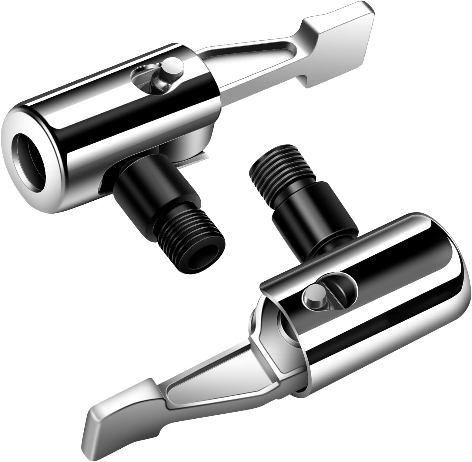 LUMITECO All Metal Lock On Air Chuck Tire Inflator Hose