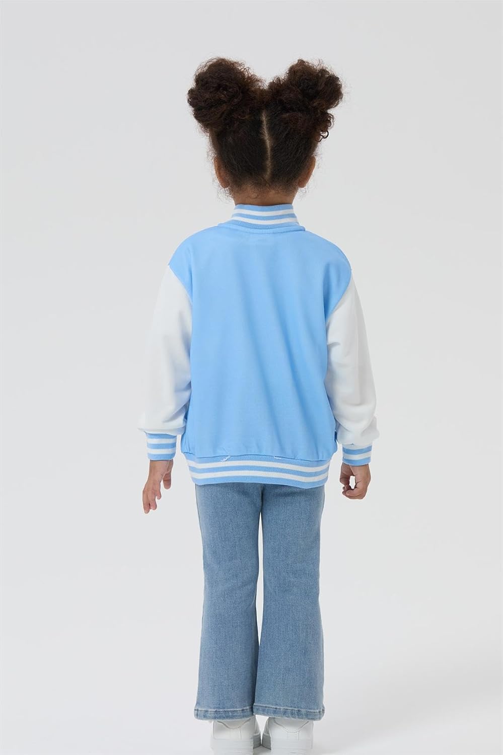 Disney Minnie Mickey Stitch Princess Frozen Marvel Jacket Lightweight Coat Button up Color Block Sweatshirt Sizes 2-14 Years - Image 5