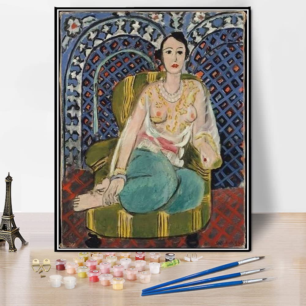 Amazon | 油絵 数字キットによる絵画 塗り絵 大人 手塗り アンリ  