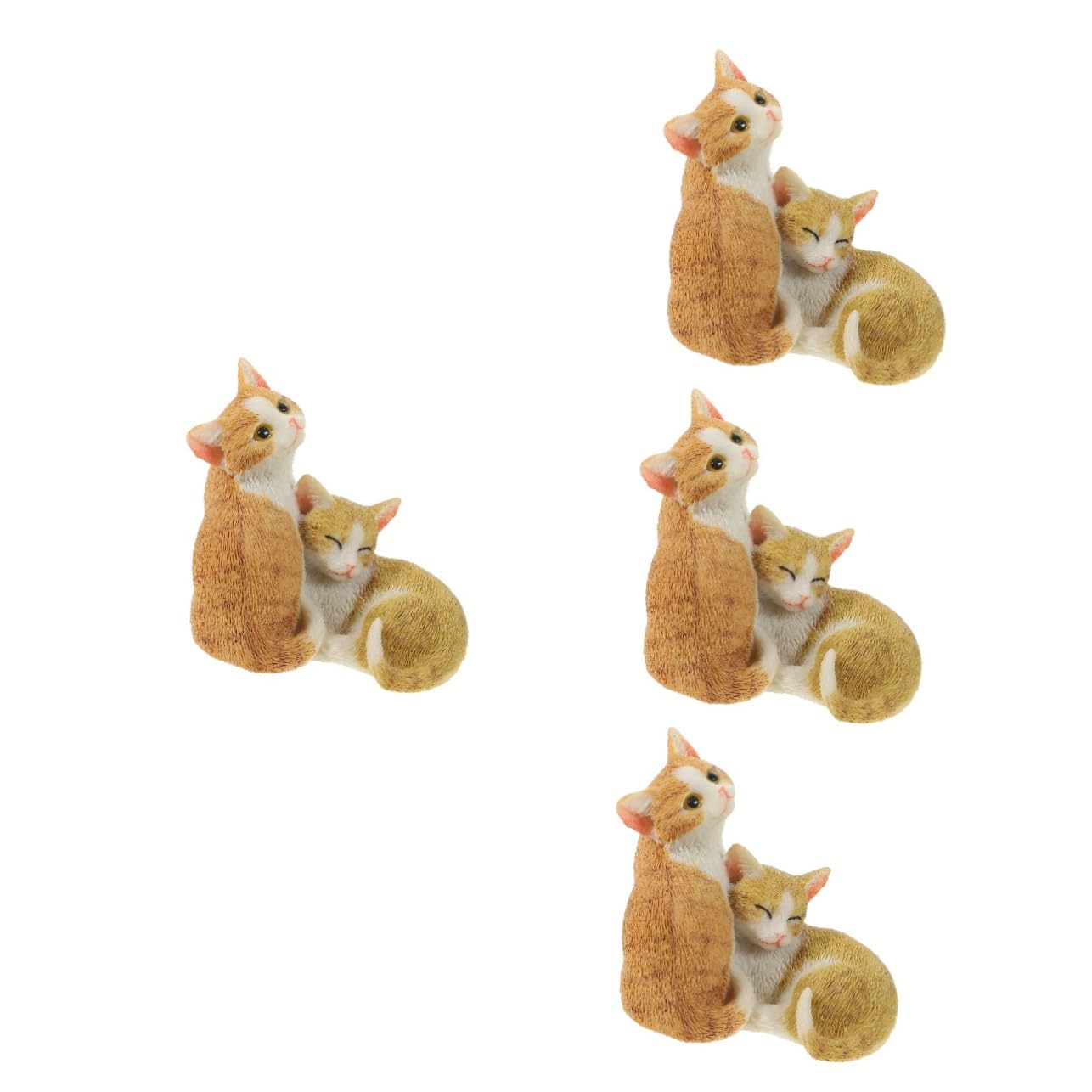 Figurine de chat pour pot de fleurs et decoration de votre de cour intérieure