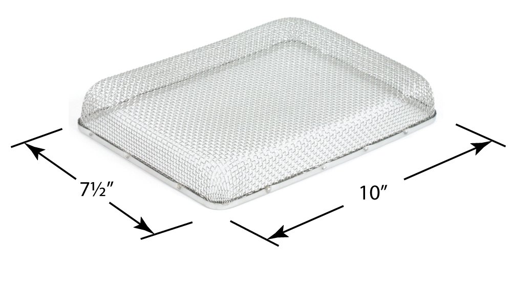 Camco Flying Insect Screen with Installation Tool - WH 600, Durable Stainless Steel Mesh, Fits Suburban 10, 12, and 16 Gallon Water Heater Vents (42146),9.75" X 7.4" X 1.3, silver - Image 2