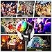 [Updated] Litake USB Party Lights LED Disco Ball Light with Sucker 6w, 7 Patterns Sound Activated with Remote Dj Disco Stage Strobe Lights for Halloween Party Car Dance Xmas Home Bar Birthday 2 Pack