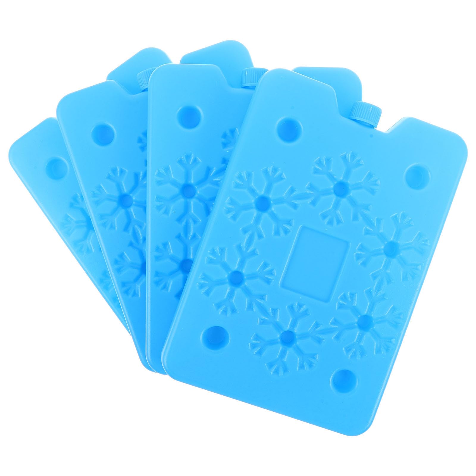 Healvian 4 Piezas Acumulador de Frío con Gel Refrigerante Reutilizable para Ventilador de Aire Acondicionado y Diseño Compacto para Uso Verano y Camping