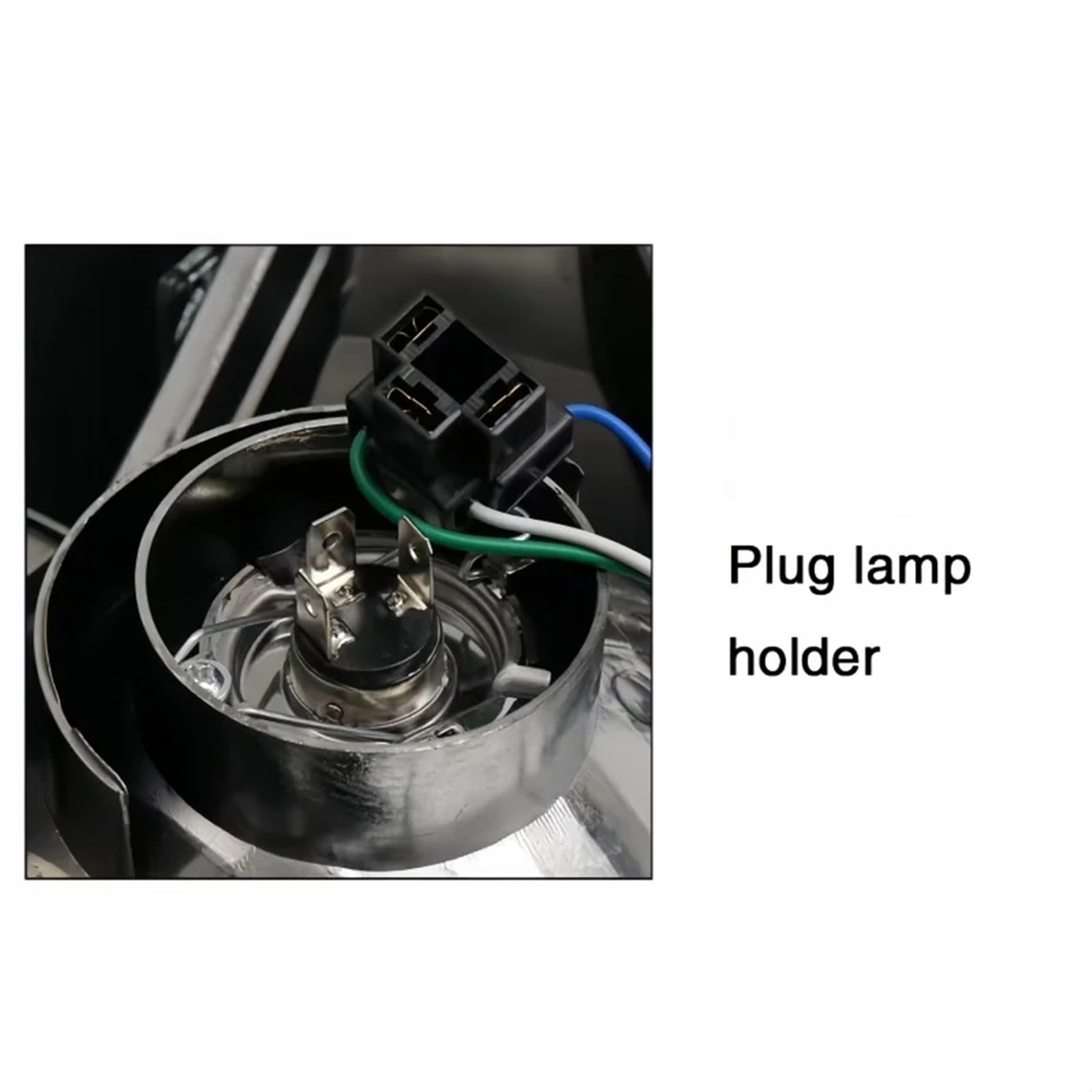 Moto Faro Fanale per FZ16 per YS150 per FAZER150 Motociclo LED Faro Anteriore Segnale Luminoso con Staffa di Montaggio Lampadina