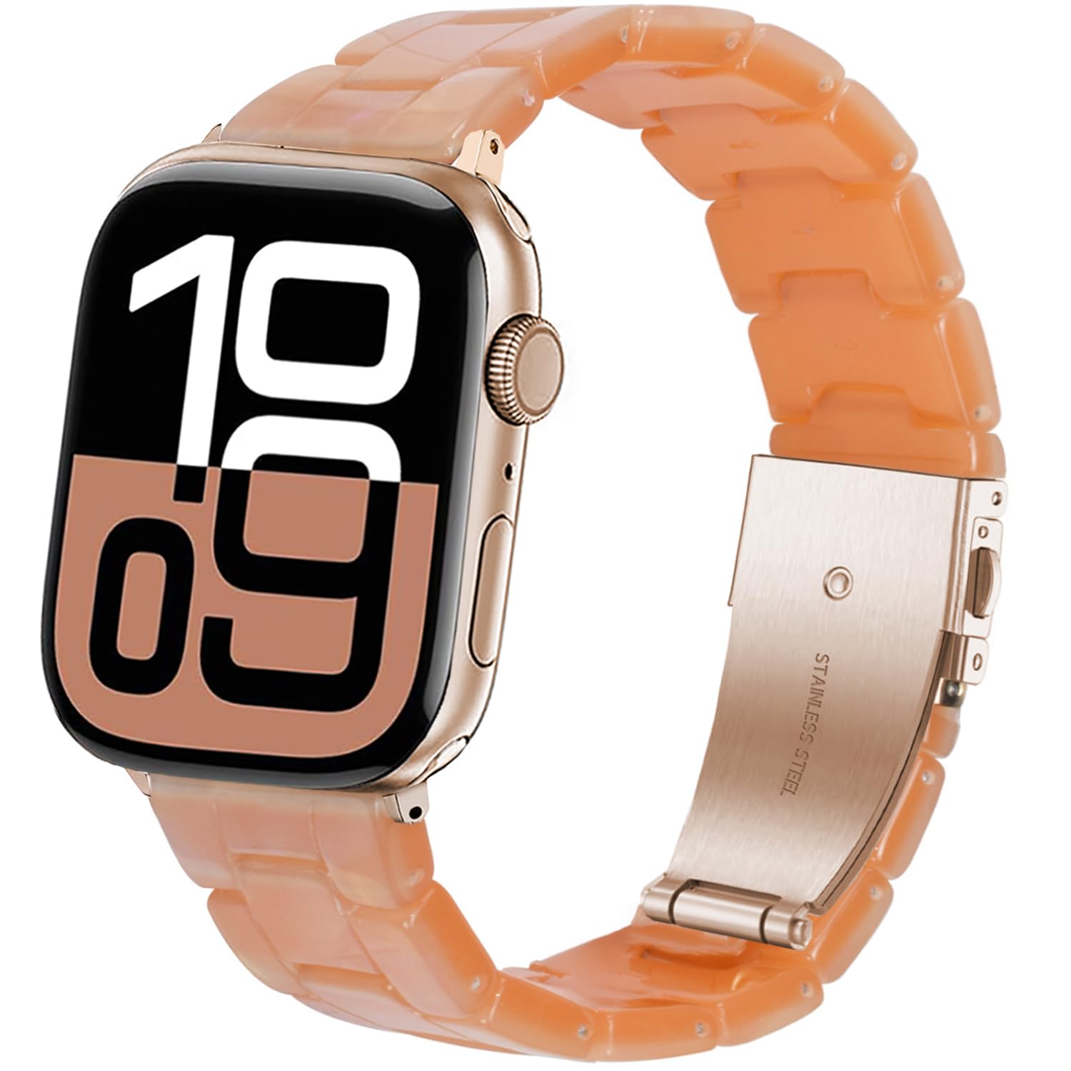 DEALELE Bands Compatible with Apple Watch 49mm 46mm 42mm 45mm 41mm 44mm 40mm 38mm, Colorful Resin Replacement Strap for iWatch Series 10/9 / 8/7 / 6/5 / 4/3 / Ultra/SE Women Men — view 47