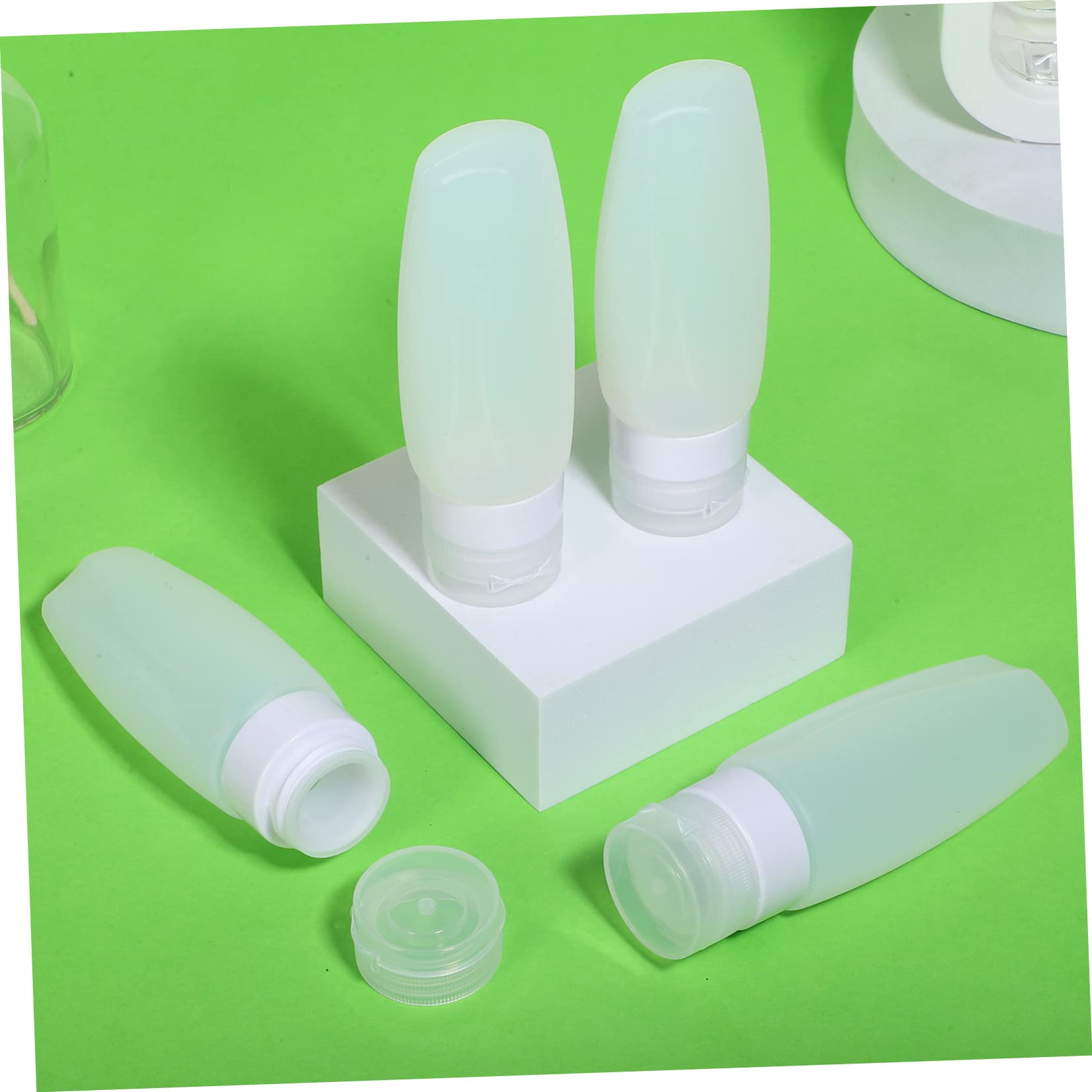 Healeved 8pezzi Bottiglie Ricaricabili Contenitori Squeeze Con Per Shampoo La Della Impermeabili e