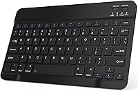 LOOBOAKY Bluetooth Keyboard for iPad 10th Gen: Rechargeable 10-inch Slim Wireless Keyboard for iPhone, iPad Mini, Samsung Tablets