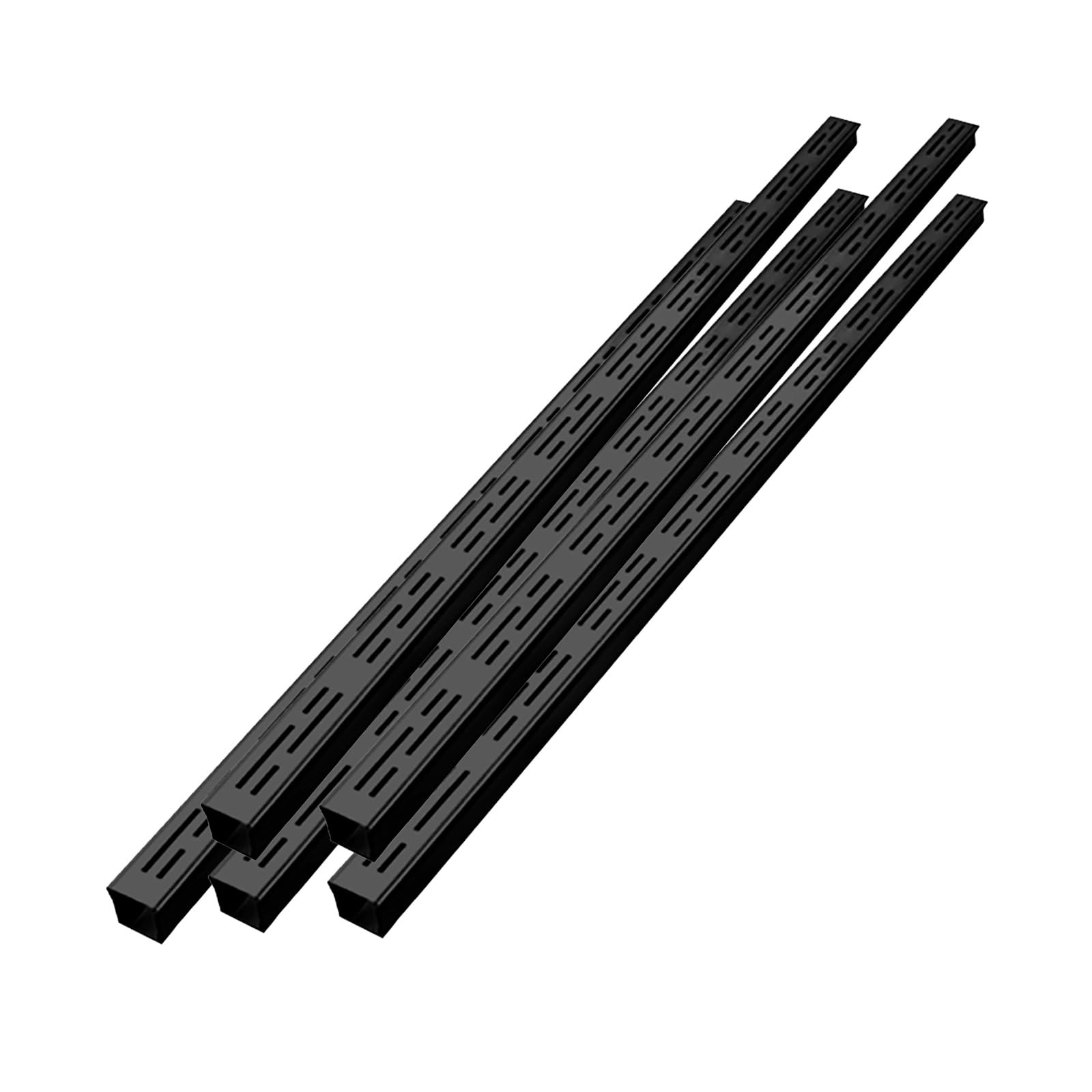 Ziaqewgep One Color 5Pcs Sus Drainage Channels And Grating System, Linear Drain Grate With Cover For Outdoor Use(5X3cm)