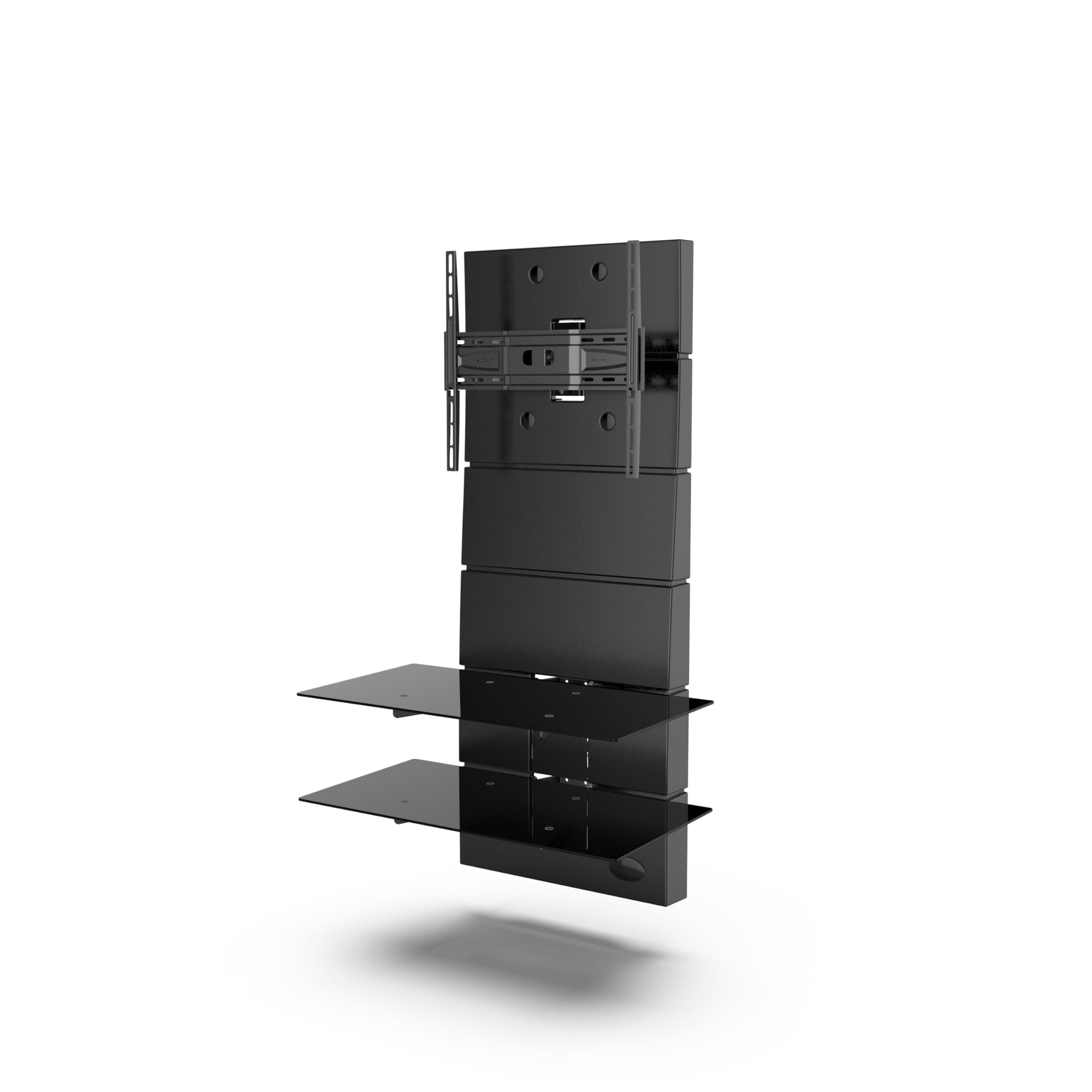 Meliconi GHOST Design 3500 Rotation Nero Matt Supporto da Muro per TV da 32" a 70", vesa 200, 300, 400 mm