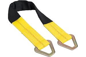 Keeper 2” x 24” Premium Axle Tie Down Strap with D Rings