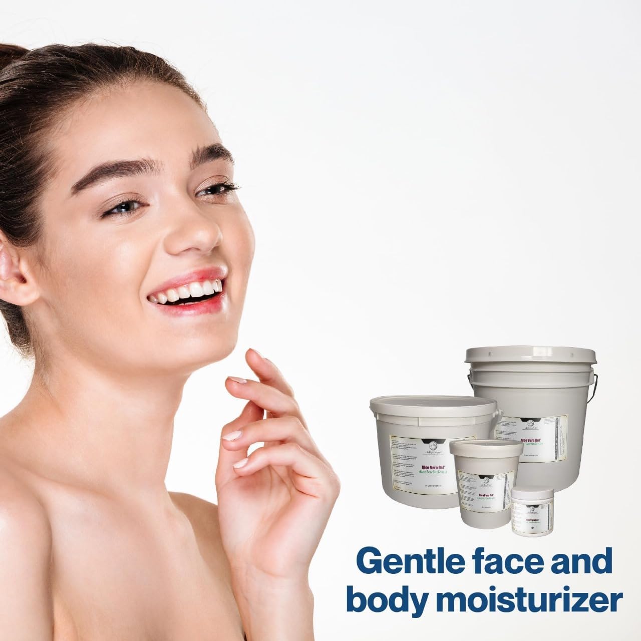 uh*Roh*Muh 100% Pure Half Gal Aloe Vera Gel - Thick, Natural Aloe Gel || Sourced from Guatemala & Packaged in USA || Ultra-Moisturizing & Nourishing - (Net Wt. 1.8 kg / 3.7 lbs)