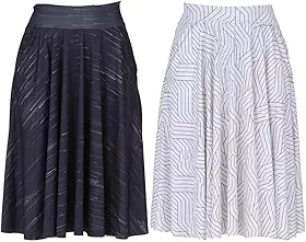 Kit com 2 Saias Godê Evangélica Feminina Sublimada