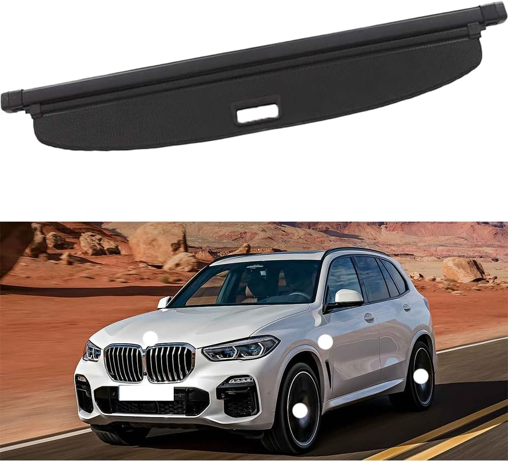 GuGuoZZ Car Retractable Rear Trunk Parcel Shelf for BMW X5 2007-2018 Luggage Cargo Security Privacy Protective Trunk Parcel Shelf