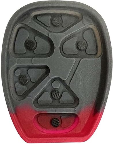 Miniatura 2 de 2 almohadillas de goma de repuesto para llavero remoto compatible con GMC Chevy Cadillac