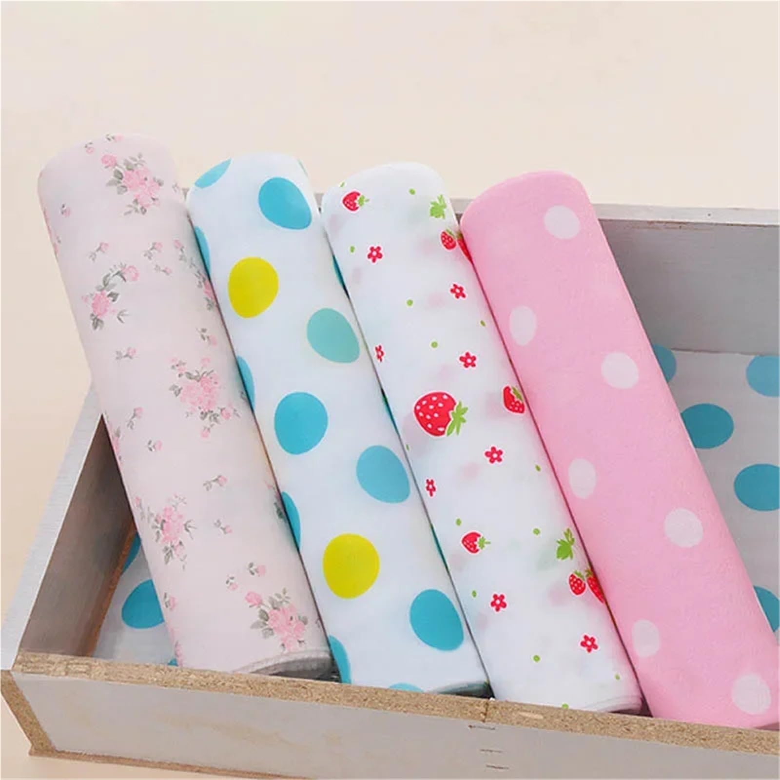 Tapete for cajones reutilizable, 2 rollos, armarios, revestimientos, impermeable, adhesivo for mantel de cocina, for mesa del hogar Para Armario(Red yellow dot)