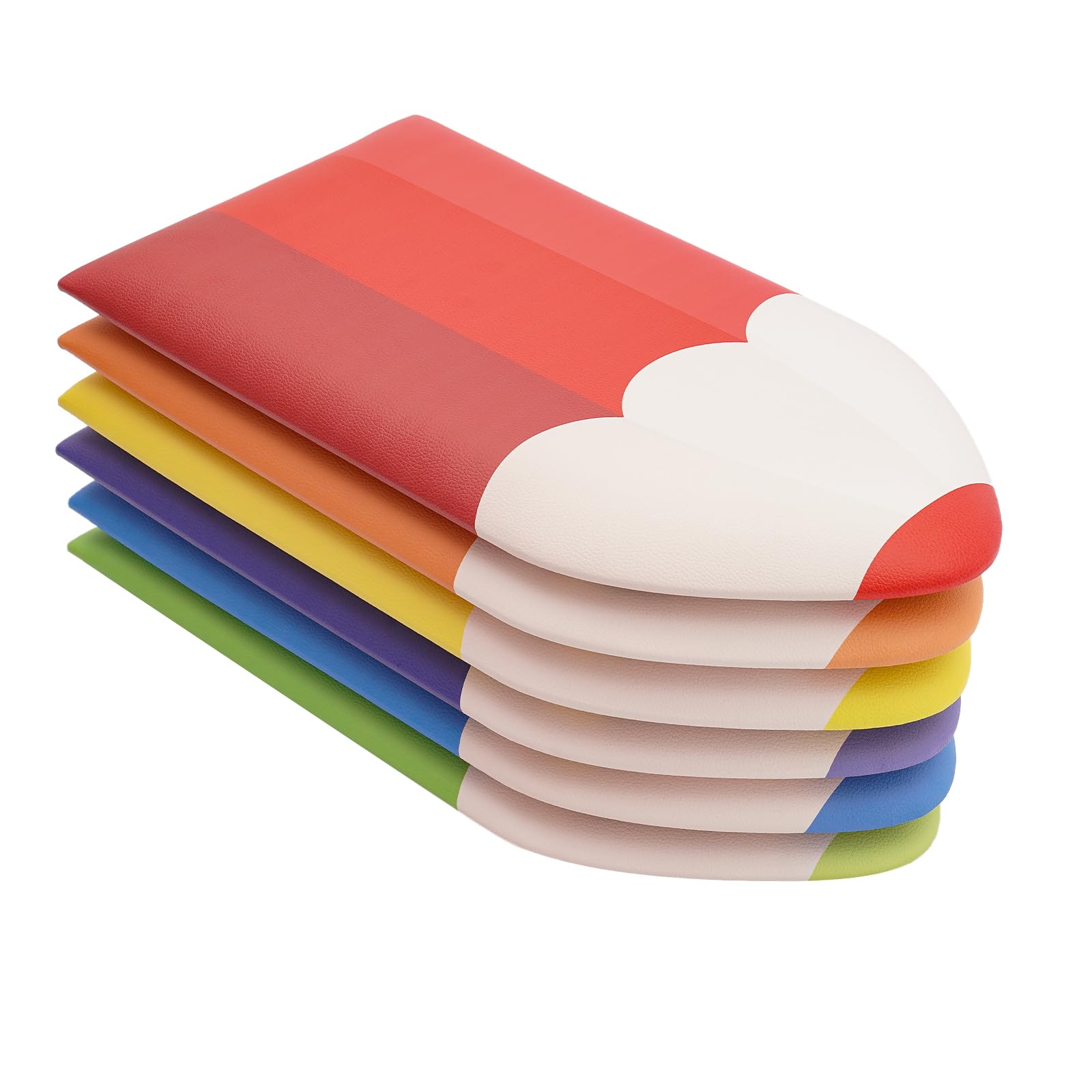 Almohadillas 3D para pared para niños, protección de pared para habitación infantil, autoadhesivas, protección de bordes para bebé, diseño de lápiz, protección contra golpes, suave, juego de 6
