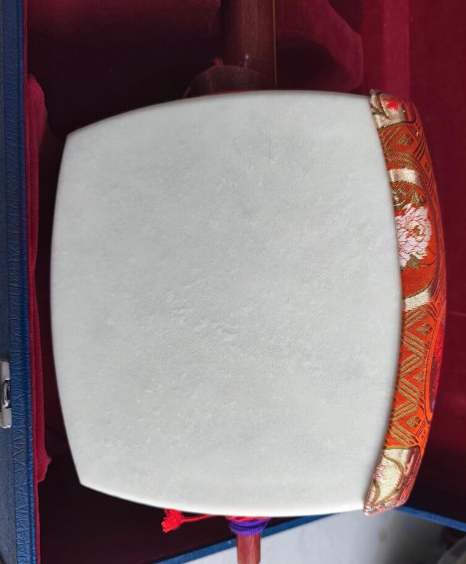 Jiuta Shamisen japoński instrument strunowy, palisander syjamski, szyjka 3 cm, 3-krotny korpus czopa wpuszczanego