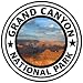 Rogue River Tactical Grand Canyon National Park Sticker 5" Round Car Auto Decal