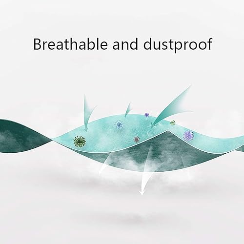 Miniatura 10 de SIELUNO Funda protectora contra el polvo de muebles para cama, tamaño King, protector de colchón, sábanas planas, funda protectora de muebles