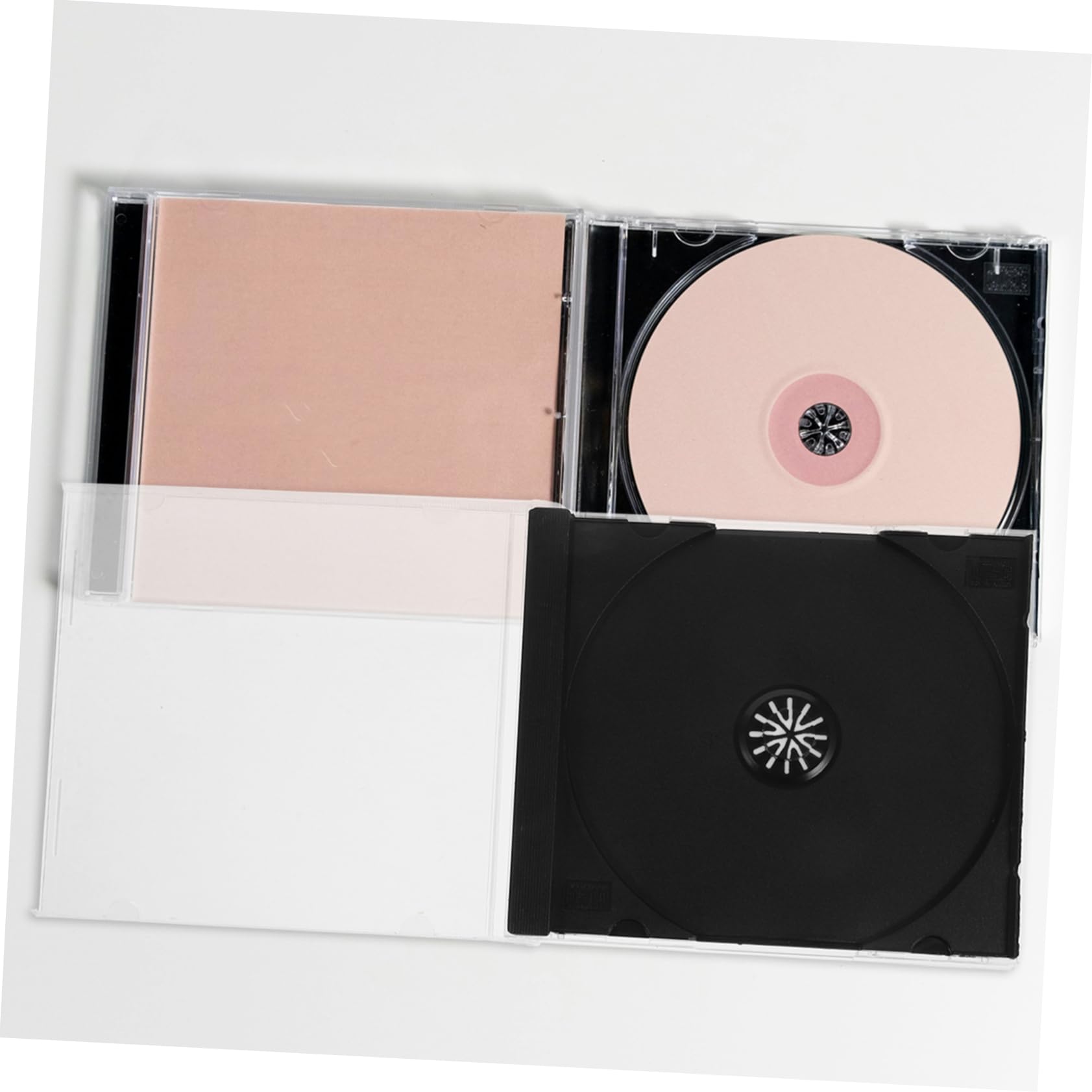BESTOYARD 25pezzi Custodie Per Cd e Dvd Trasparenti Porta Dischi Pratico Organizzatore Di Archiviazione Per Dischi Protezione Contro Graffi e Collisioni Per Casa e Viaggi