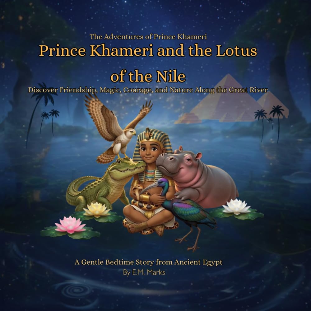 Prince Khameri and the Lotus of the Nile: Discover Friendship, Magic, Courage, and Nature Along the Great River; A Gentle Bedtime Story from Ancient Egypt (The Adventures of Prince Khameri)