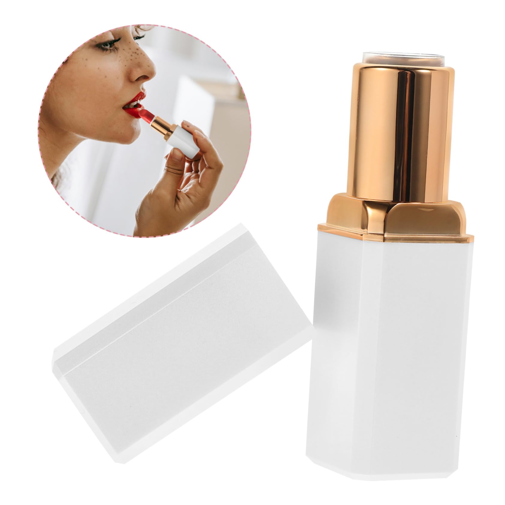Didiseaon 5 Juegos Revestimientos Bálsamo Delineador De Labios Transatlántico Mini Embalaje Tubo De Lápiz Labial Hecho A Mano Cap Tinte Equipo Titulares Máscara Abdominales 10 Uds * 5