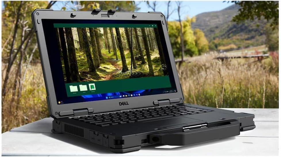 Image of New Dell Pro Rugged 14 Laptop, 14 inch Touch FHD 1920x1080, Intel Core Ultra 5 135U 12-Core up to 4.4 GHz with AI Boost, 16GB DDR5, 512GB NVME SSD, Backlit Keyboard, HD RGB Camera, Windows 11 Pro