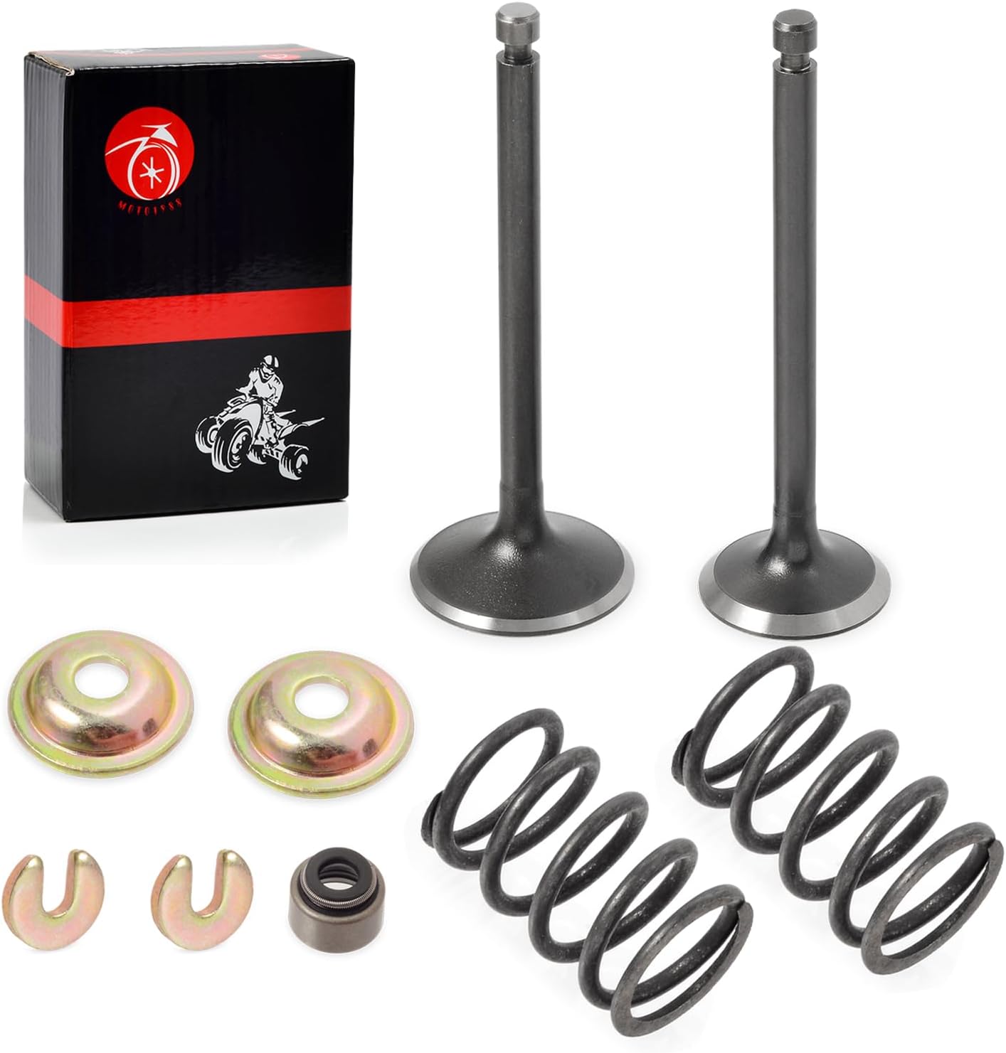 Intake Exhaust Valve & Seal Spring Rebuild Kit For YAMAHA Golf Cart G11 G16 G20 G22 G23 G27 G28 G29 A YDRA 1996-2011