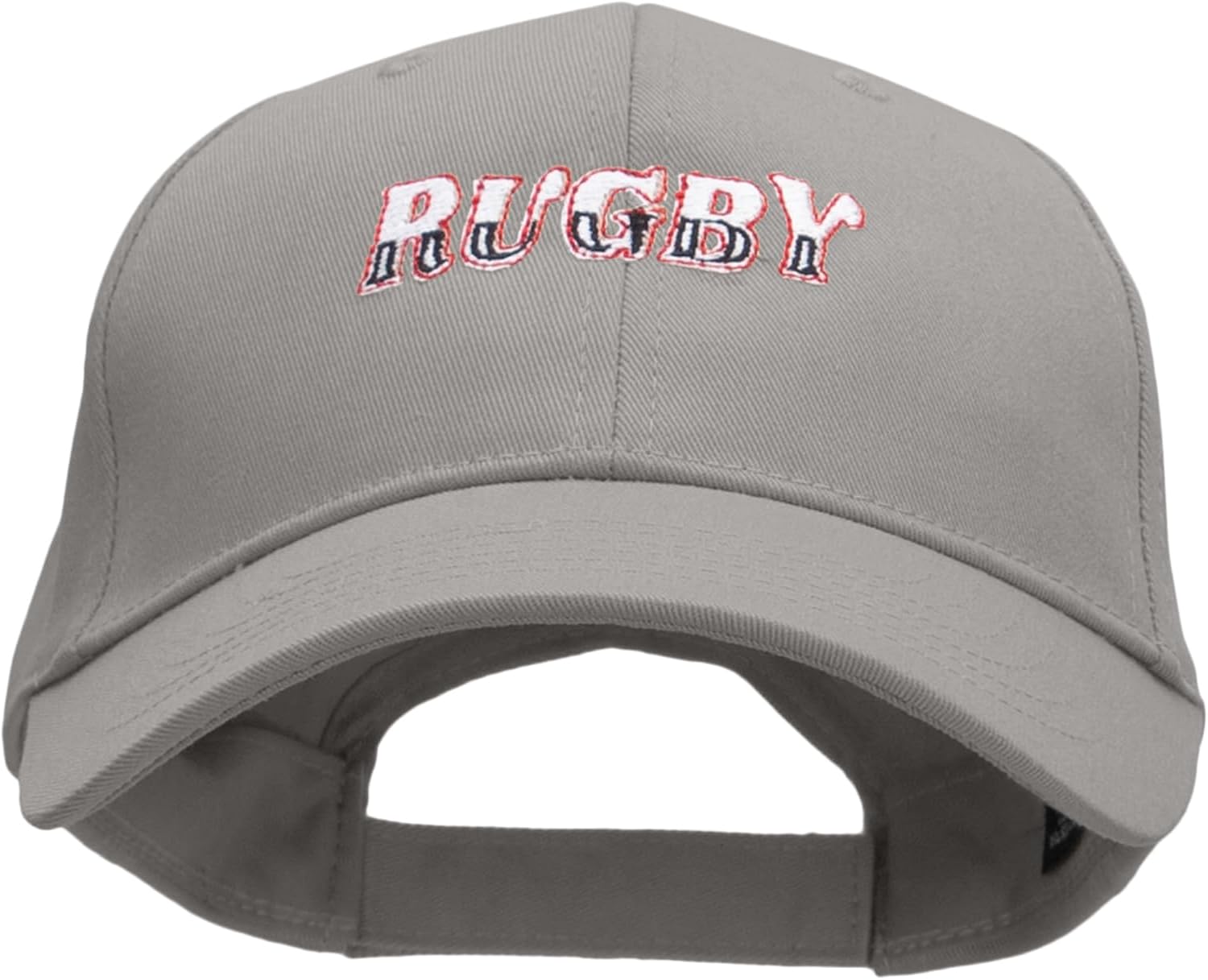 e4Hats.com Rugby Word Embroidered Low Profile Structured Cap