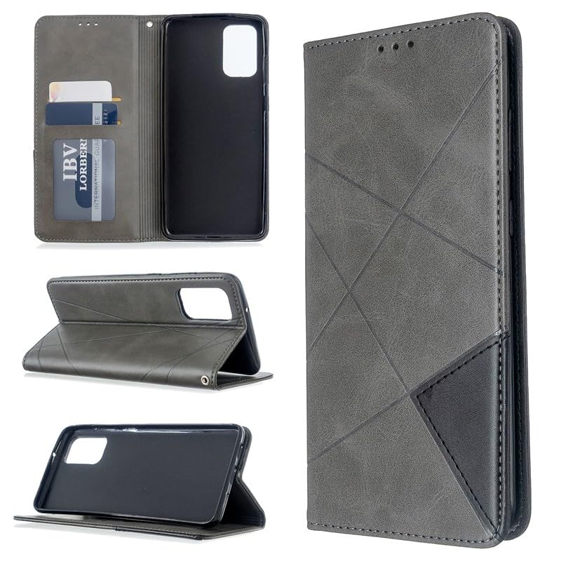 Funda libro Moto G06 con tapa magnética tarjetero y carcasa gris