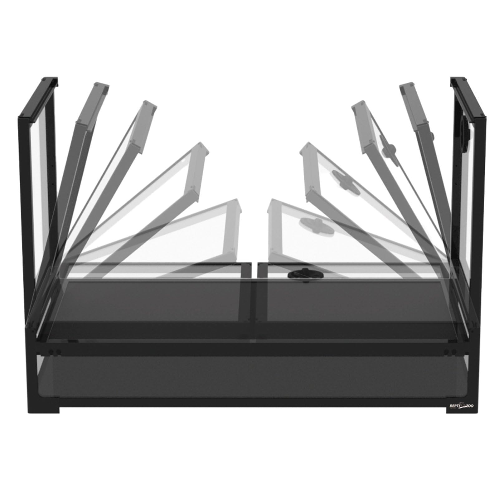 ReptiZoo Terrario de cristal Easy-Build (45 x 45 x 32 cm), se puede enviar (NRK0116)