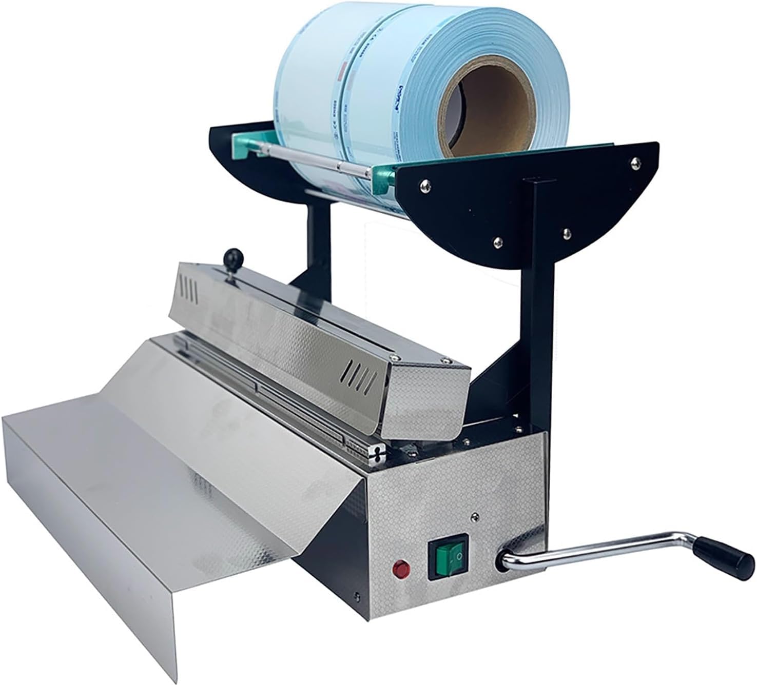 GYKOZY Thermal Sealing Machine, Surgical Instrument Packaging Sealer, 6-Gear Temperature Adjustment, 250mm Seal Width, 500W Electric Impulse Sealer
