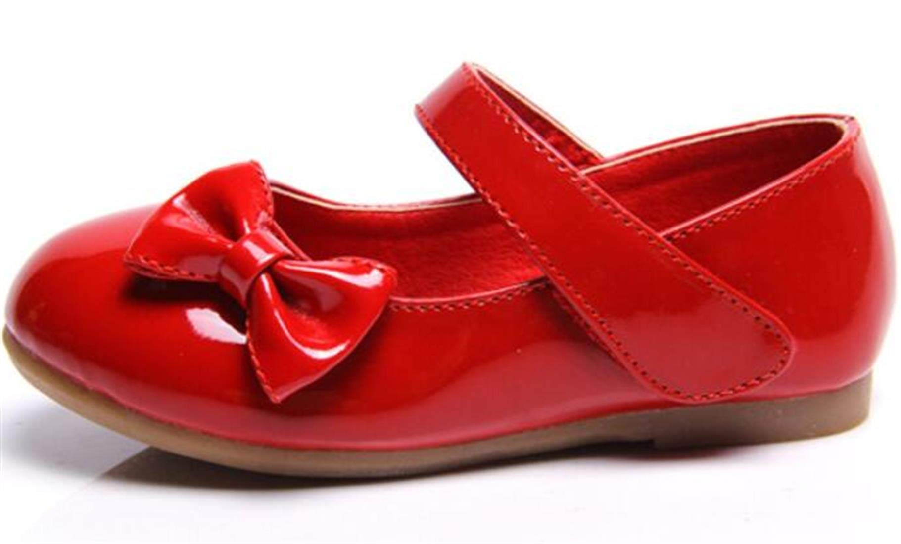 PPXID Mädchen Mary Jane Halbschuhe Bequem Lackleder Ballerinas