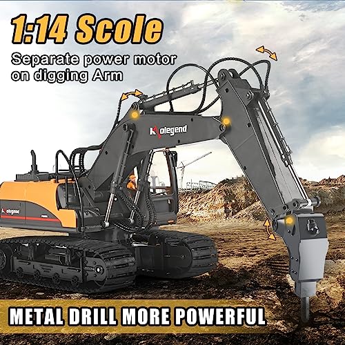 Kolegend K103 3 In 1 Remote Control Excavator Toy 1/14 Scale Rc Excavator thumb #5