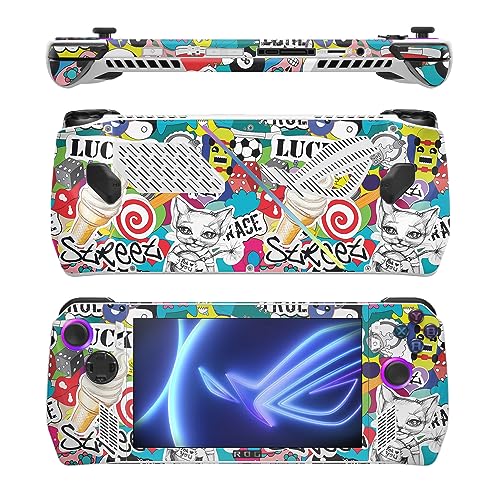 Image of MightySkins Skin Compatible with Asus ROG Ally - Puppy Fall | Protective, Durable, and Unique Vinyl Decal wrap Cover | Easy to Apply, Remove, and Change Styles