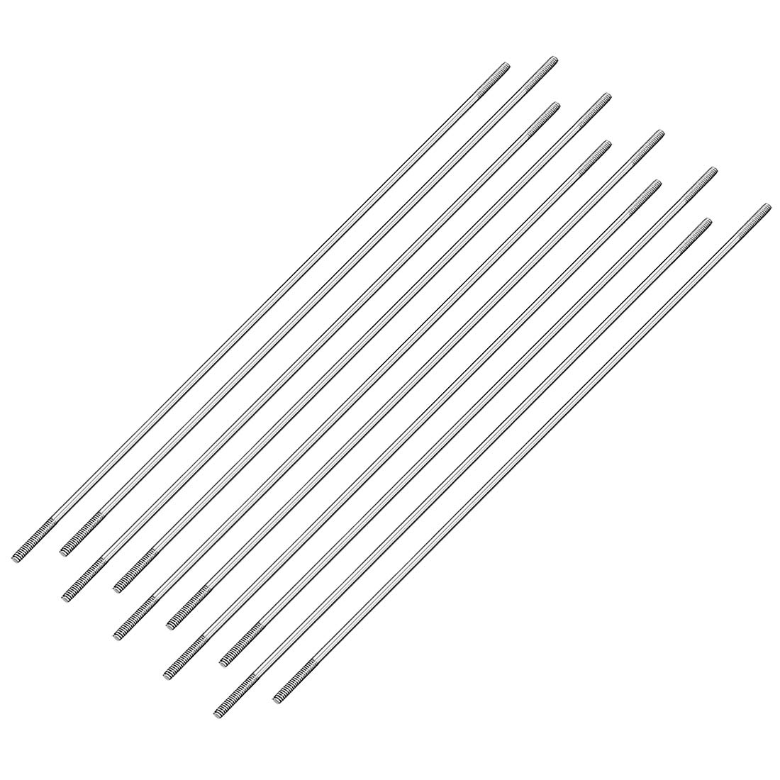 Connecteur de tige M2 L150mm en acier inoxydable argenté pour liaisons mécaniques de précision