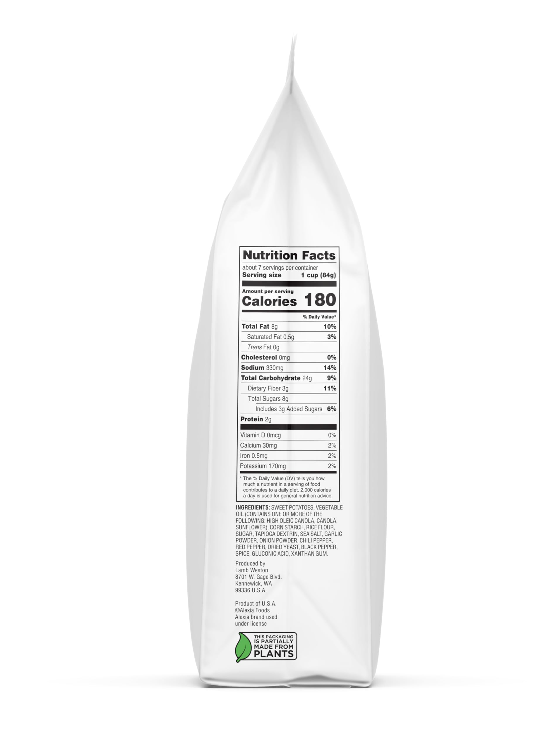 ALEXIA Sweet Potato Waffle Cuts 20 oz frozen — view 2