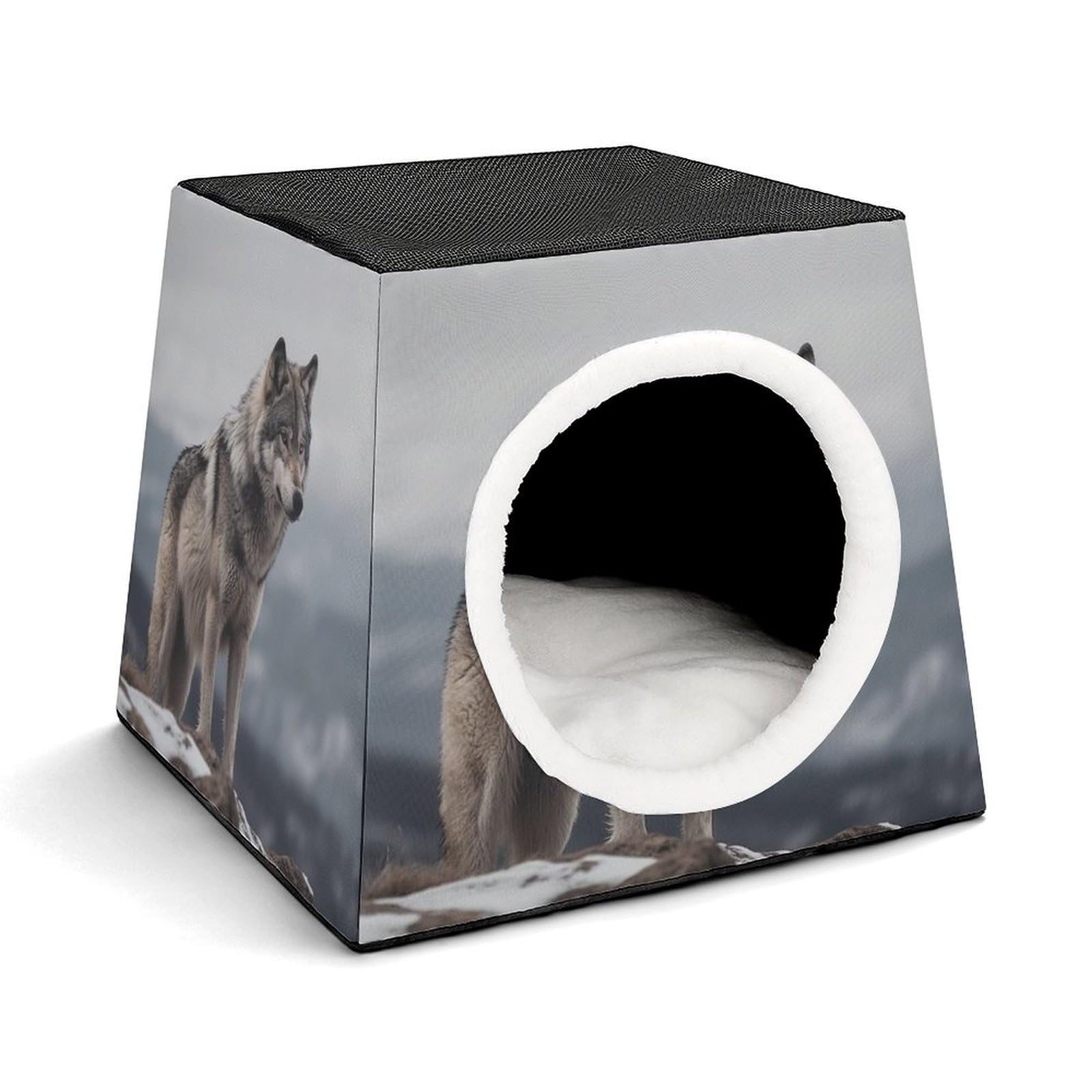 Nichoir confortable pour animaux avec capsule d'espace chaud et doux