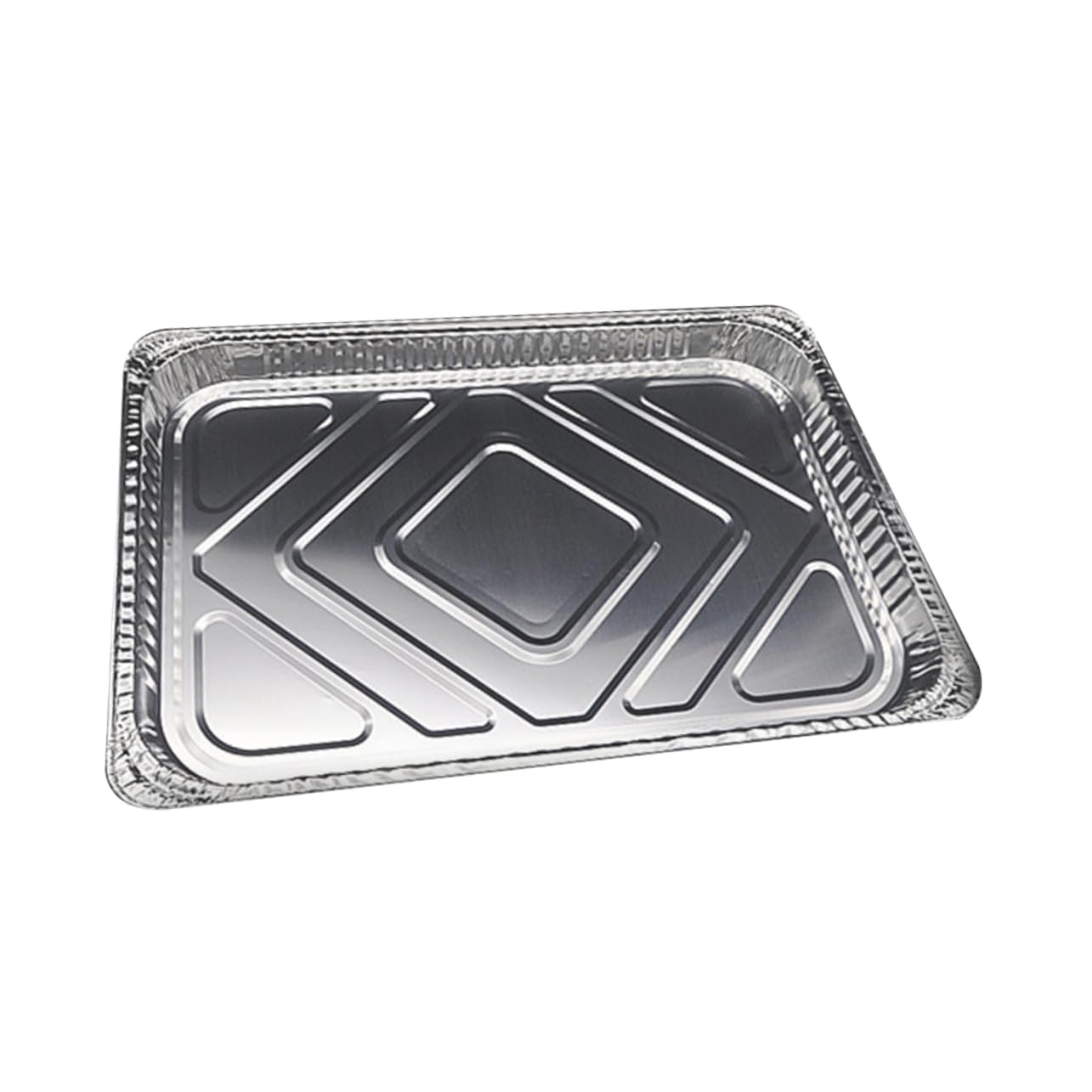 MAGICLULU Vaschetta Alluminio per Barbecue 10 Pezzi Monouso Argento | Raccogli Grasso, Pulizia Semplice, Set da 10, Inserto Usa e Getta per Teglia