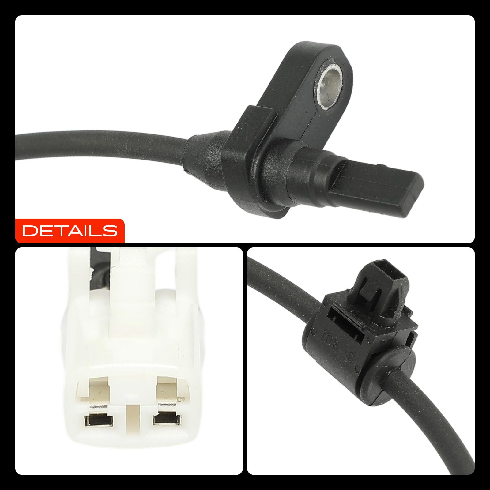 Frankberg Sensore Velocità Ruota Sensore ABS 2-Poli Asse Anteriore Diritto Compatibile con T.e.r.i.o.s F7 J2 1.3L 1.5L 2005-2025 Replace# 89542B4010