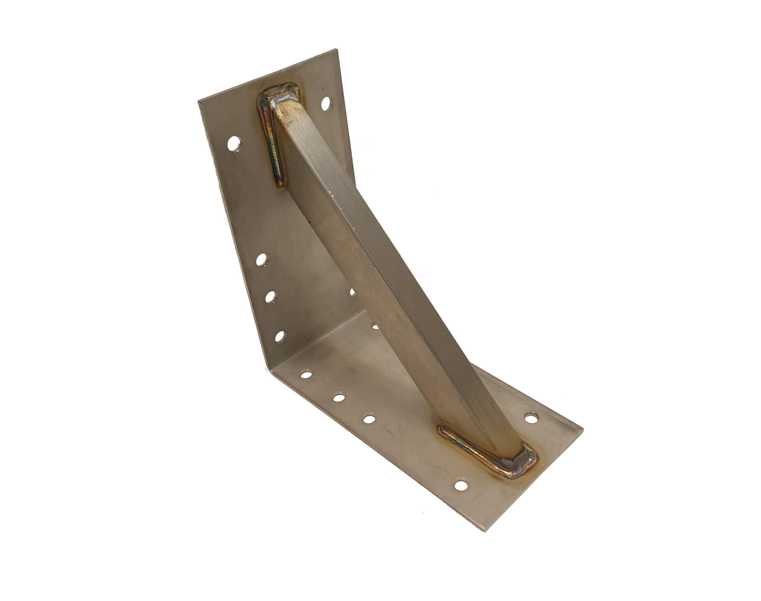 Edelstahl Winkel 20x20x10cm verstärkt 3mm Schwerlast Bauwinkel Holzverbinder