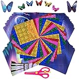 【Materiales de Alta Calidad】Nuestros papeles de origami están hechos de material de madera original, tiene un ligero aroma a aromaterapia. En comparación con el papel monocromático, el origami es más atractivo, pero no monótono. Conveniente para doblar y los bordes no se rizan fácilmente.