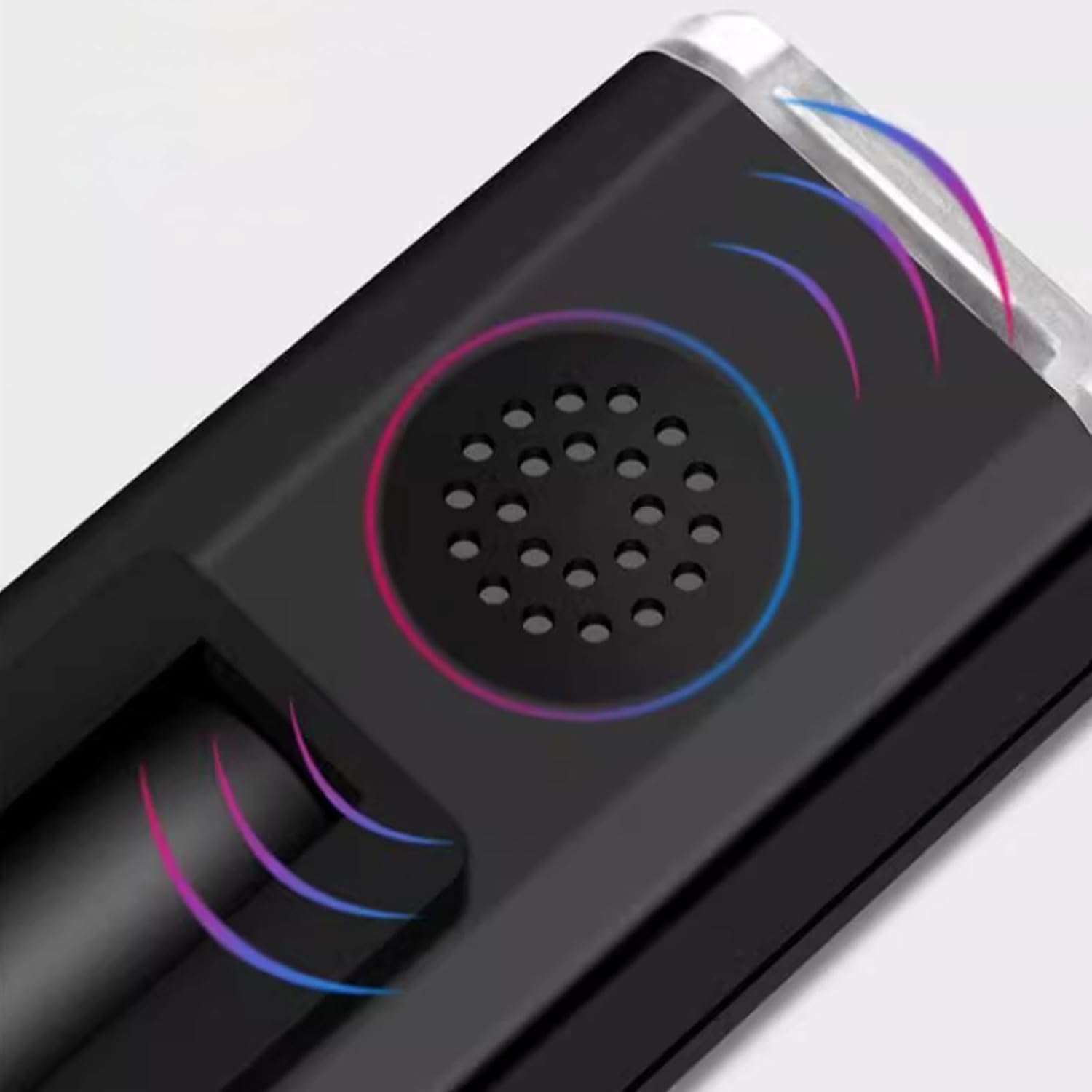 Compact Aluminum Alloy Bicycle Bell Mountain Bike Headlight Bell Black Mini Loud Speaker Night Riding Equipment Easy Installation