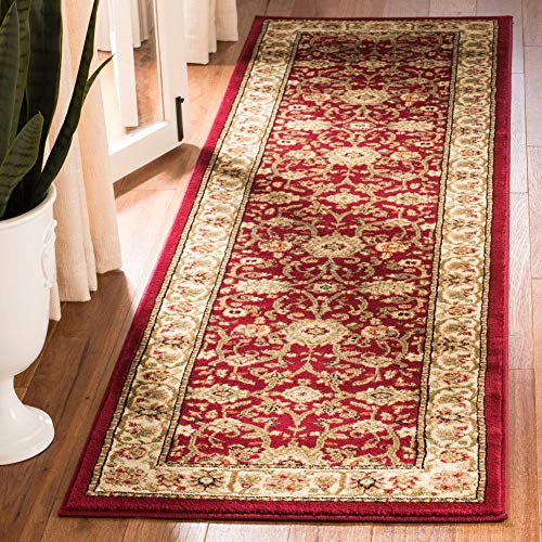 Safavieh Lyndhurst Collection LNH212F Traditional Oriental Red and Ivory Runner (2'3" x 20')