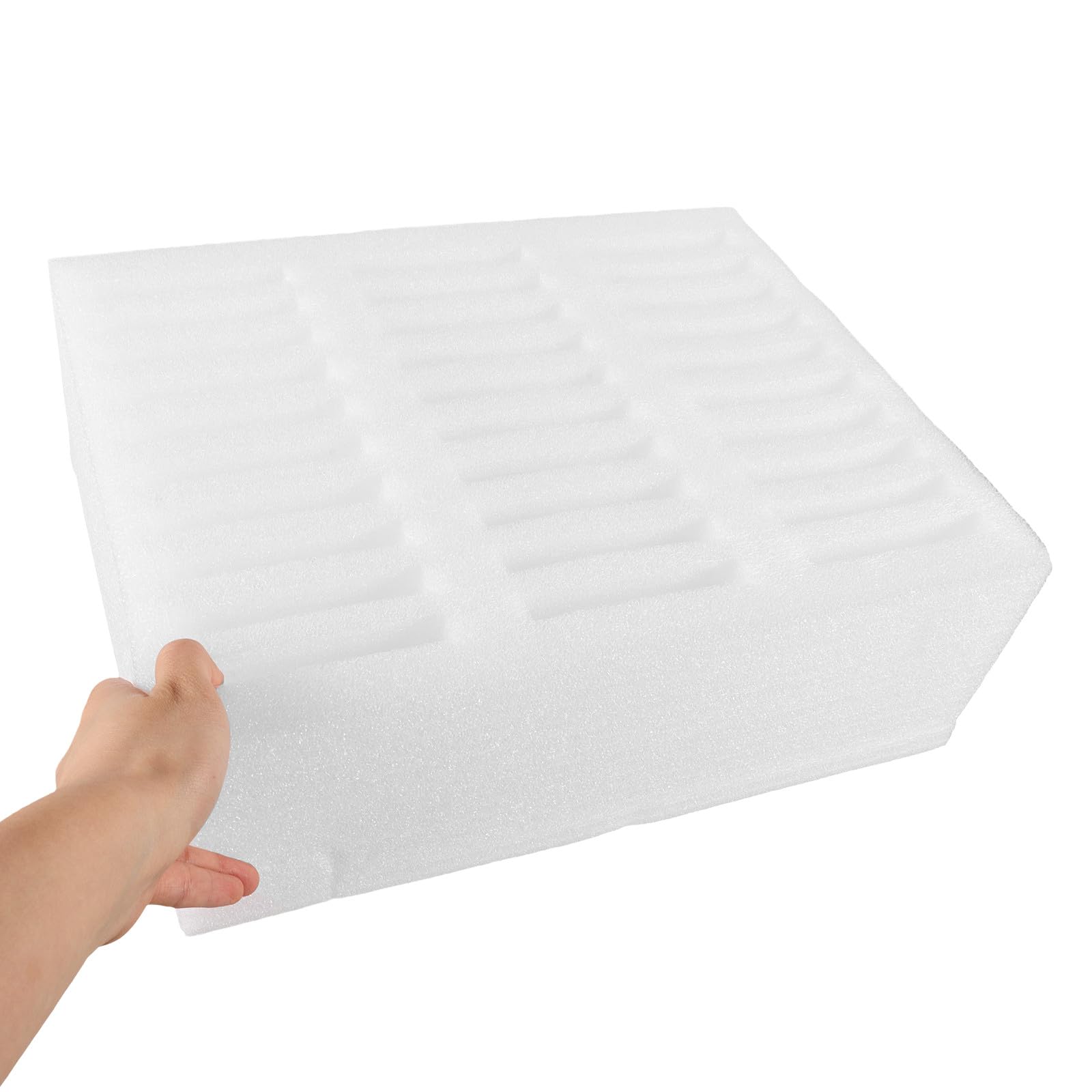 Scatola Imbottitura Scomparti Porta Cellulare Bianca in Schiuma Facile da Usare e Struttura Multigriglia per Uffici e Aule Scolastiche