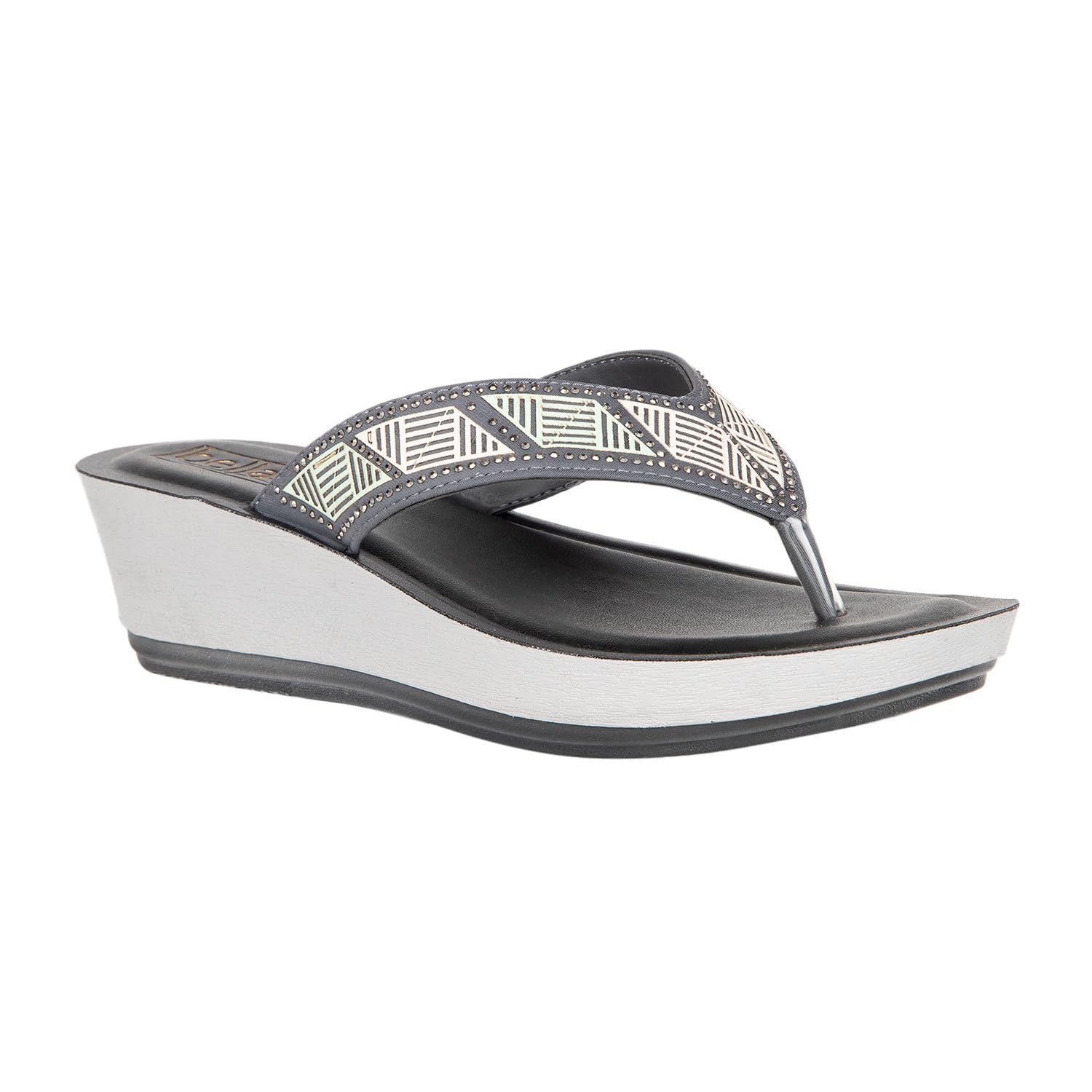 BELLA by Labella Womens Fashion Platform Slip-On Sandal – Comfortable, Lightweight, Slip-Resistant, Breathable – Ideal for Casual and Office Wear KW-HS-24000104GREY2 (B0D6WDLS87) Amazon Price History, Amazon Price Tracker